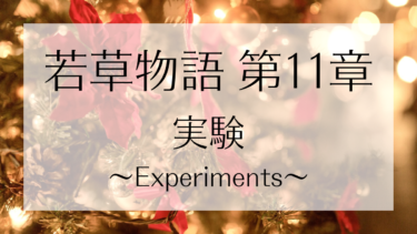 若草物語 第十一章 実験（ Experiments）